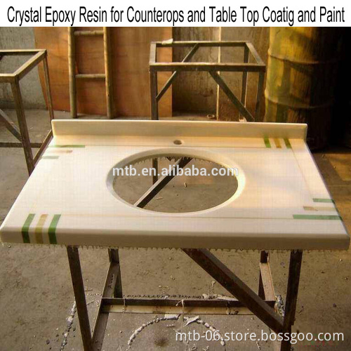 Top Glass Epoxy Resin for Wood Table and Furnitures